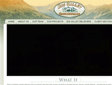 Tablet Screenshot of bigvalleyconstruction.com
